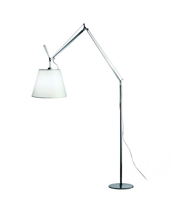 Artemide Tolomeo Mega Terra Grey Satin Shade