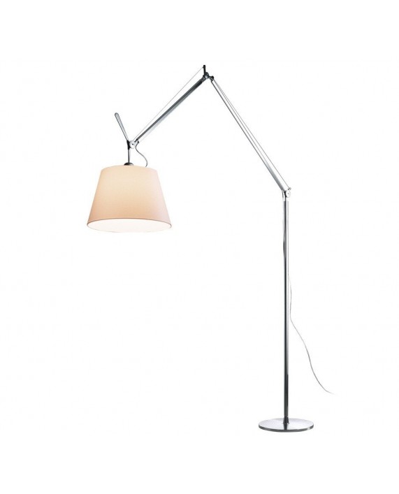 Artemide Tolomeo Mega Terra Floor Lamp Parchment shade