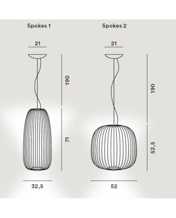 Foscarini Spokes 1 Pendant Lamp