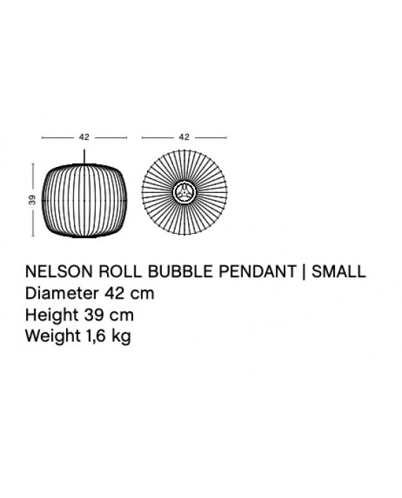 HAY Nelson Roll Bubble Pendant