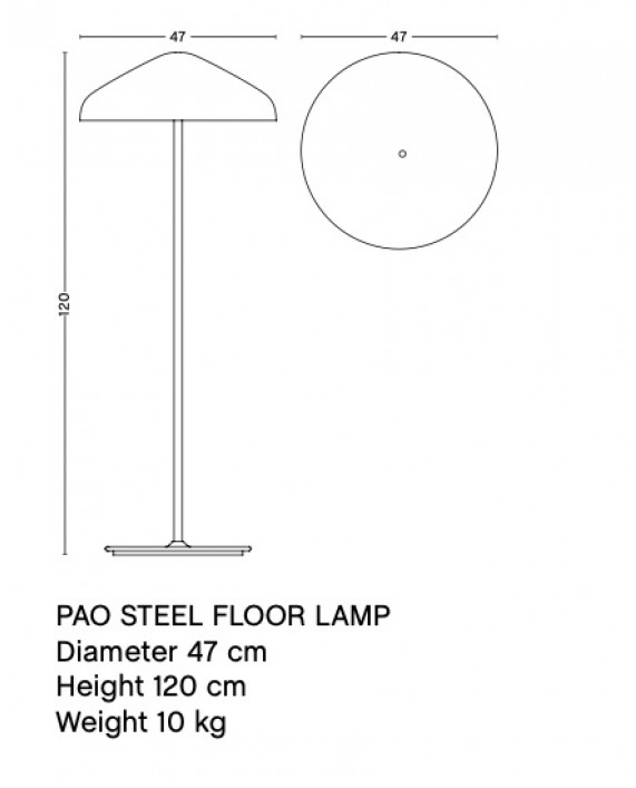 HAY Pao Steel Floor Lamp