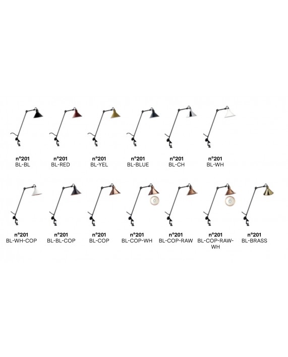 Lampe Gras No201 Architect Table Lamp