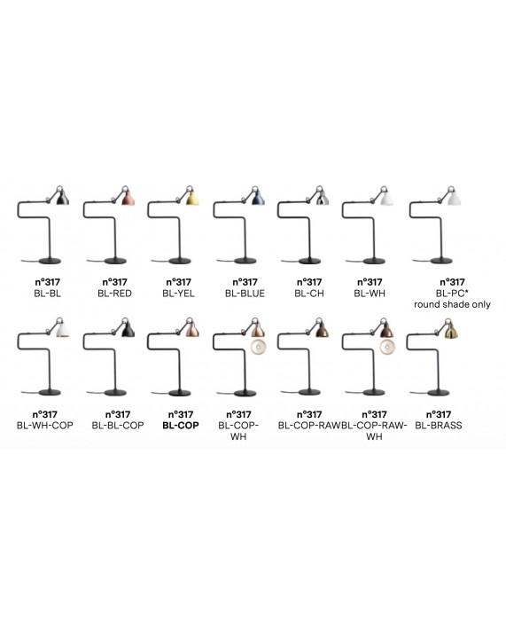 Lampe Gras No317 Table Lamp