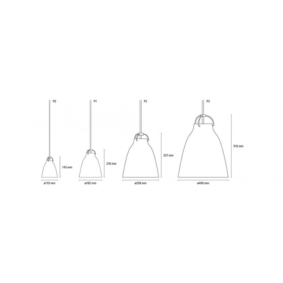 Fritz Hansen Caravaggio Opal Pendant Lamp