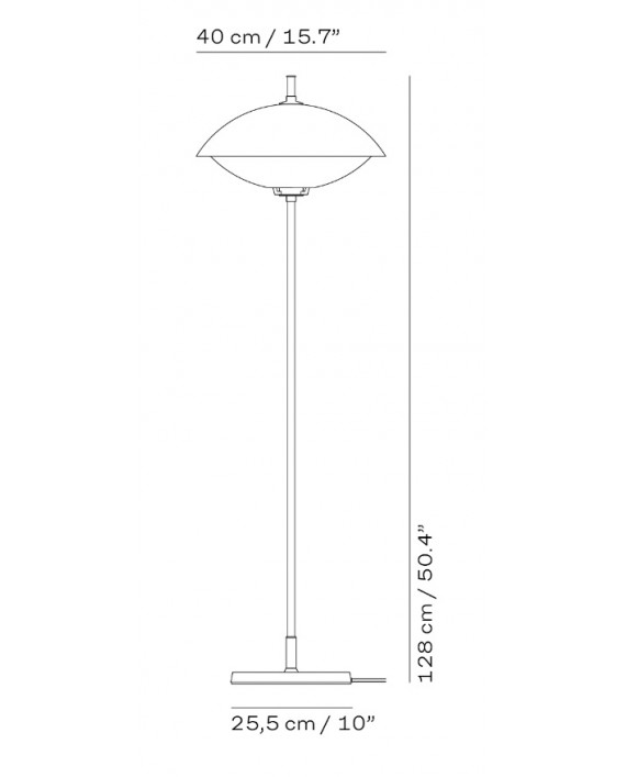 Fritz Hansen Clam Floor Lamp