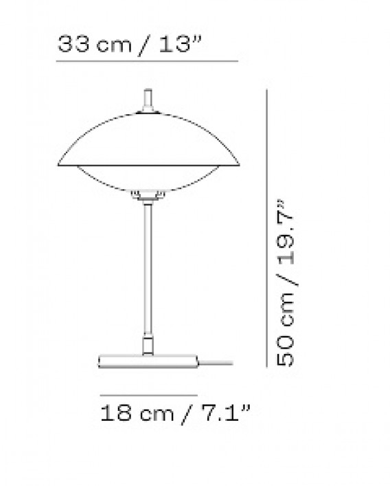 Fritz Hansen Clam Table Lamp