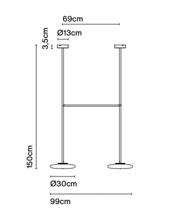 Marset Ihana 2 Ceiling Lamp