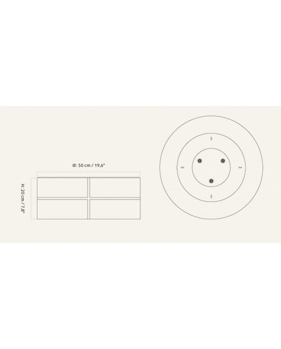 Audo Hashira Ceiling Lamp