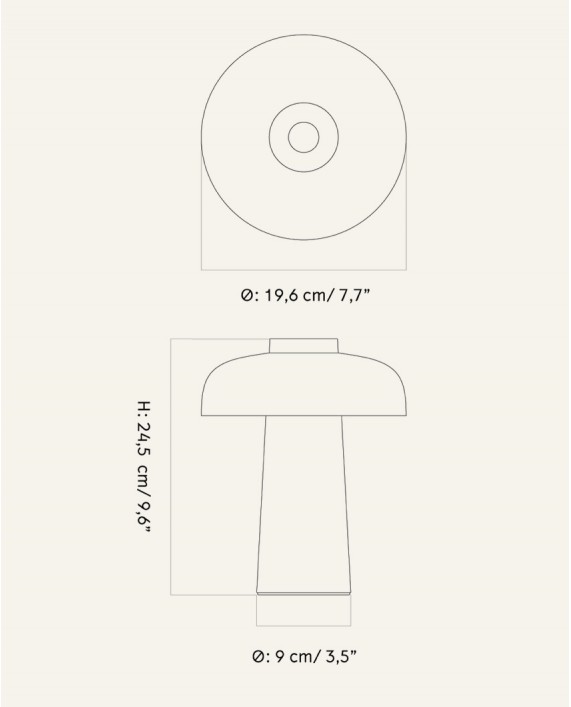 Audo Reverse Portable Table Lamp