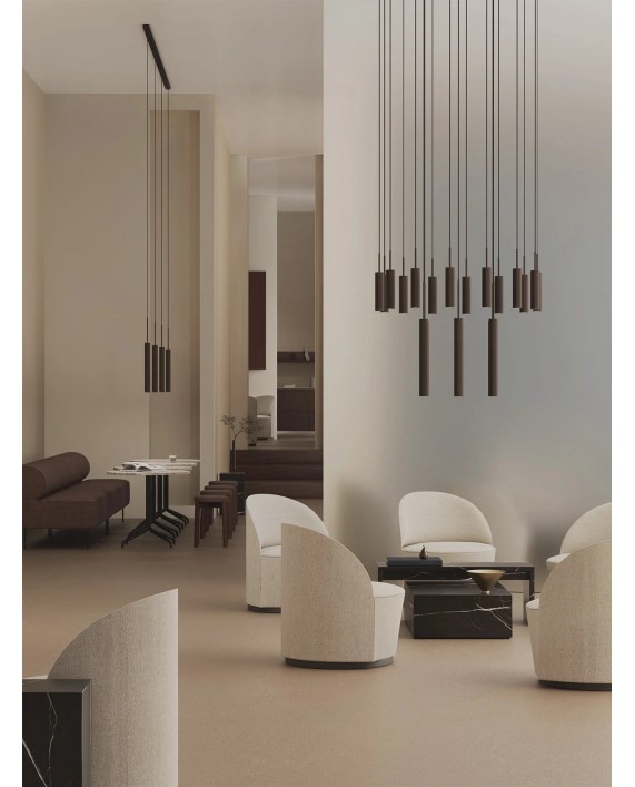 Audo Tubulaire Chandelier