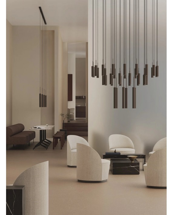 Audo Tubulaire Chandelier