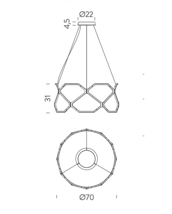 Nemo Titia Minor Pendant Lamp