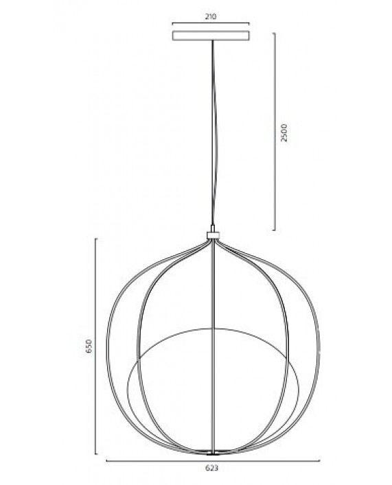Zero Hoop Pendant Lamp