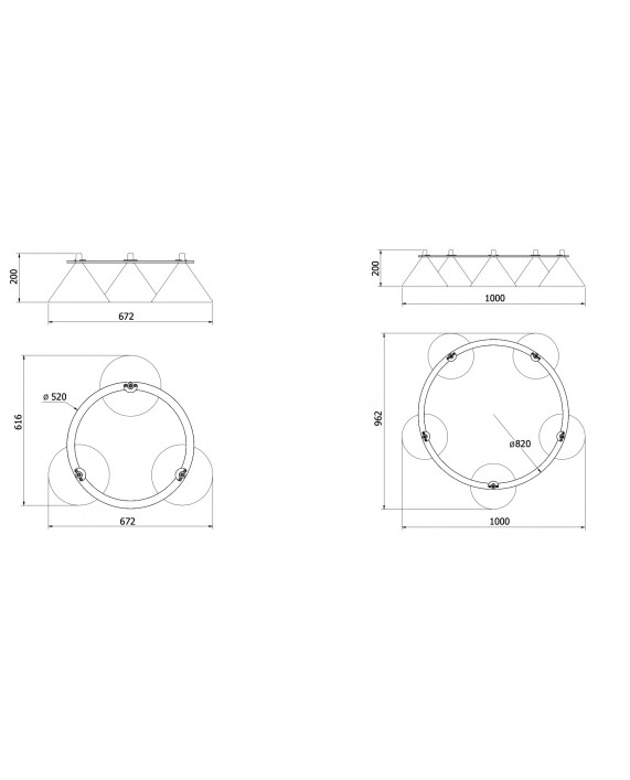 Zero Lumo Rail Circle Pendant Lamp