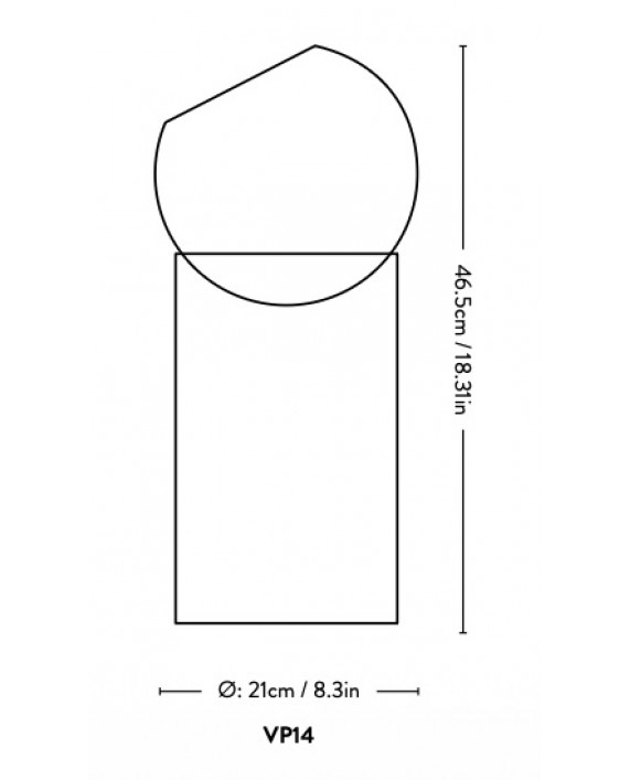 &Tradition Topan VP14 Floor Lamp