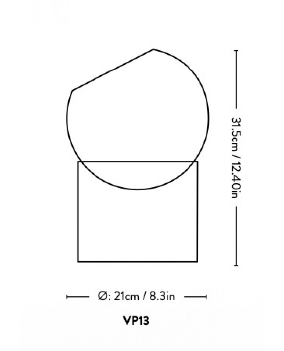 &Tradition Topan VP13 Table Lamp