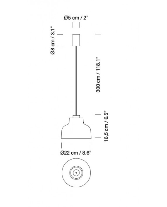 Santa & Cole M64 B Pendant Lamp