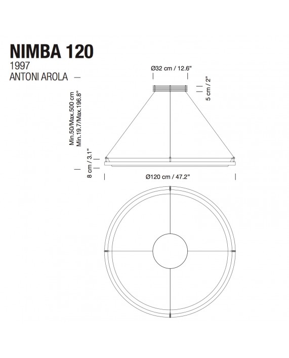 Santa & Cole Nimba Suspension Lamp